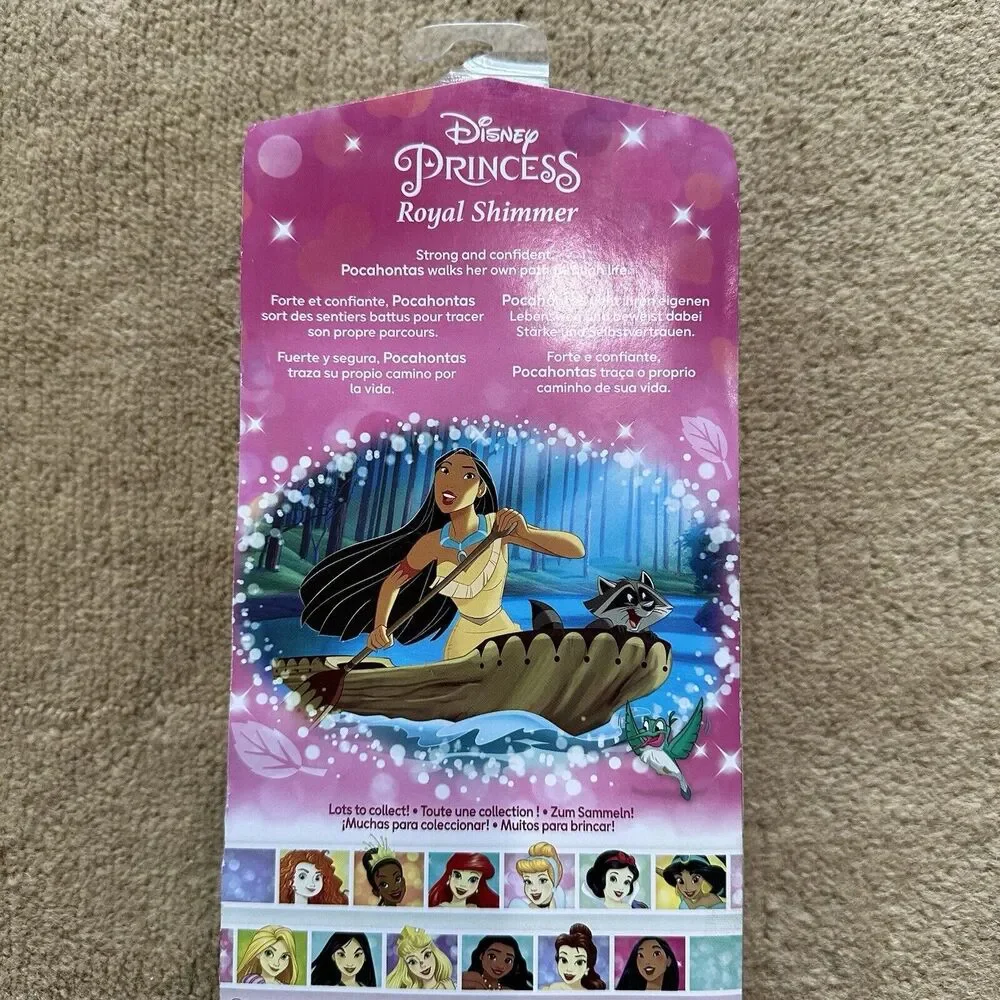 Disney Princess Royal Shimmer Pocahontas Doll Hasbro Sealed 2021 Native American